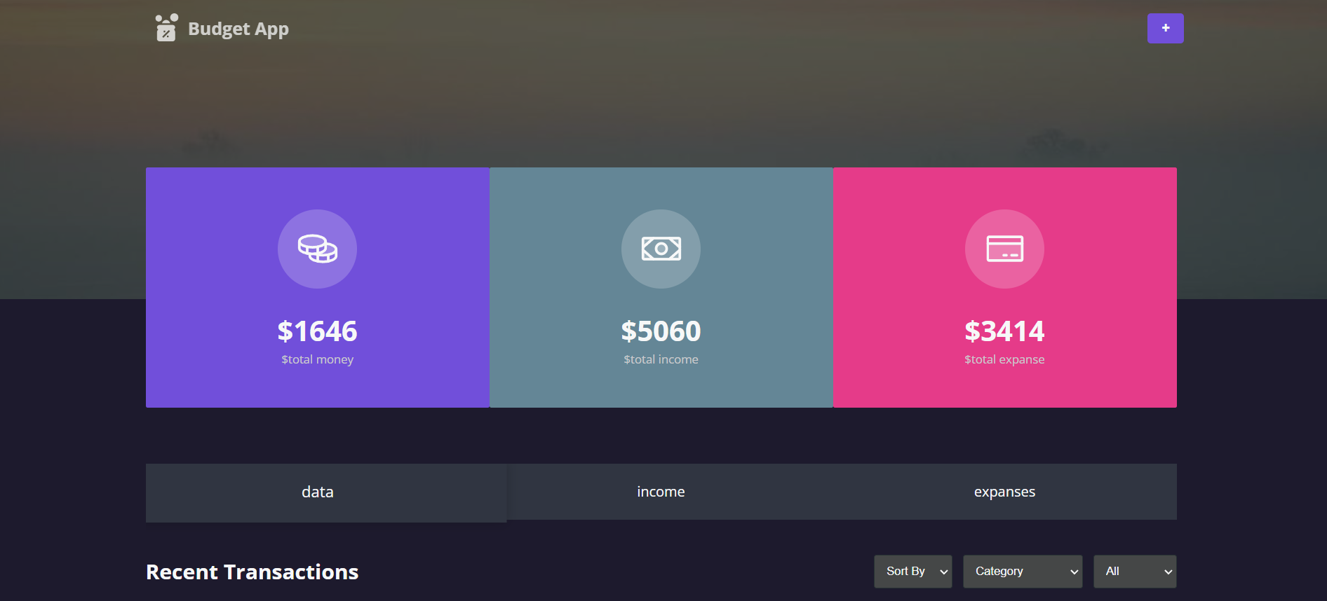 Budget app